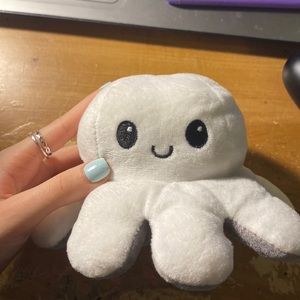 Happy and mad octopus